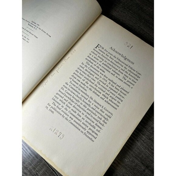 The Education Of Free Men - Educational Policies Commission (1941, Hardcover) - Picture 9 of 12